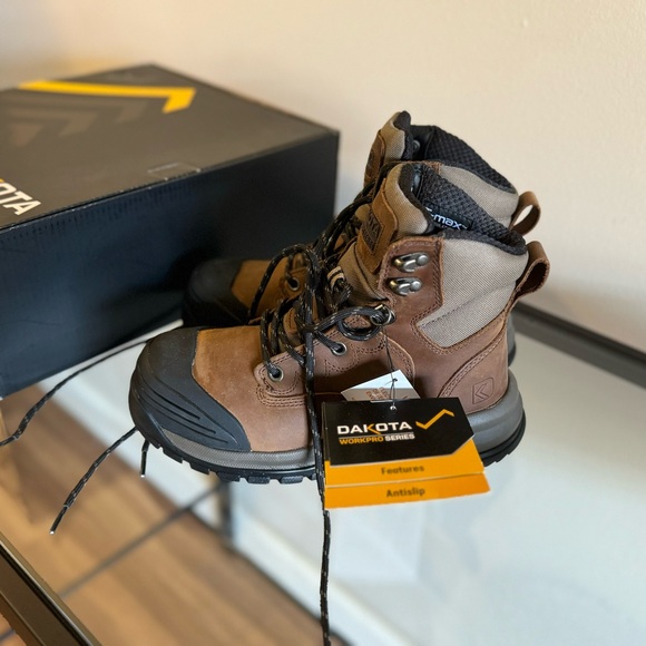 NWT - Dakota Women's 6 Inch 6030 Steel Toe Steel Plate Tarantula - US 6 - Picture 4 of 7